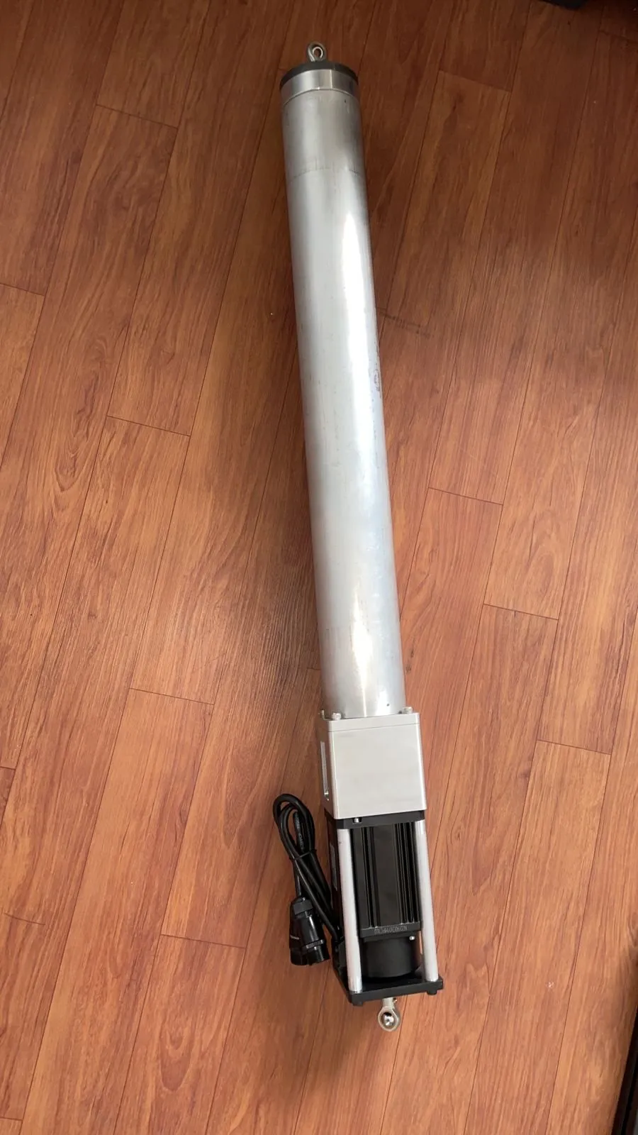 An assembled actuator with its motor