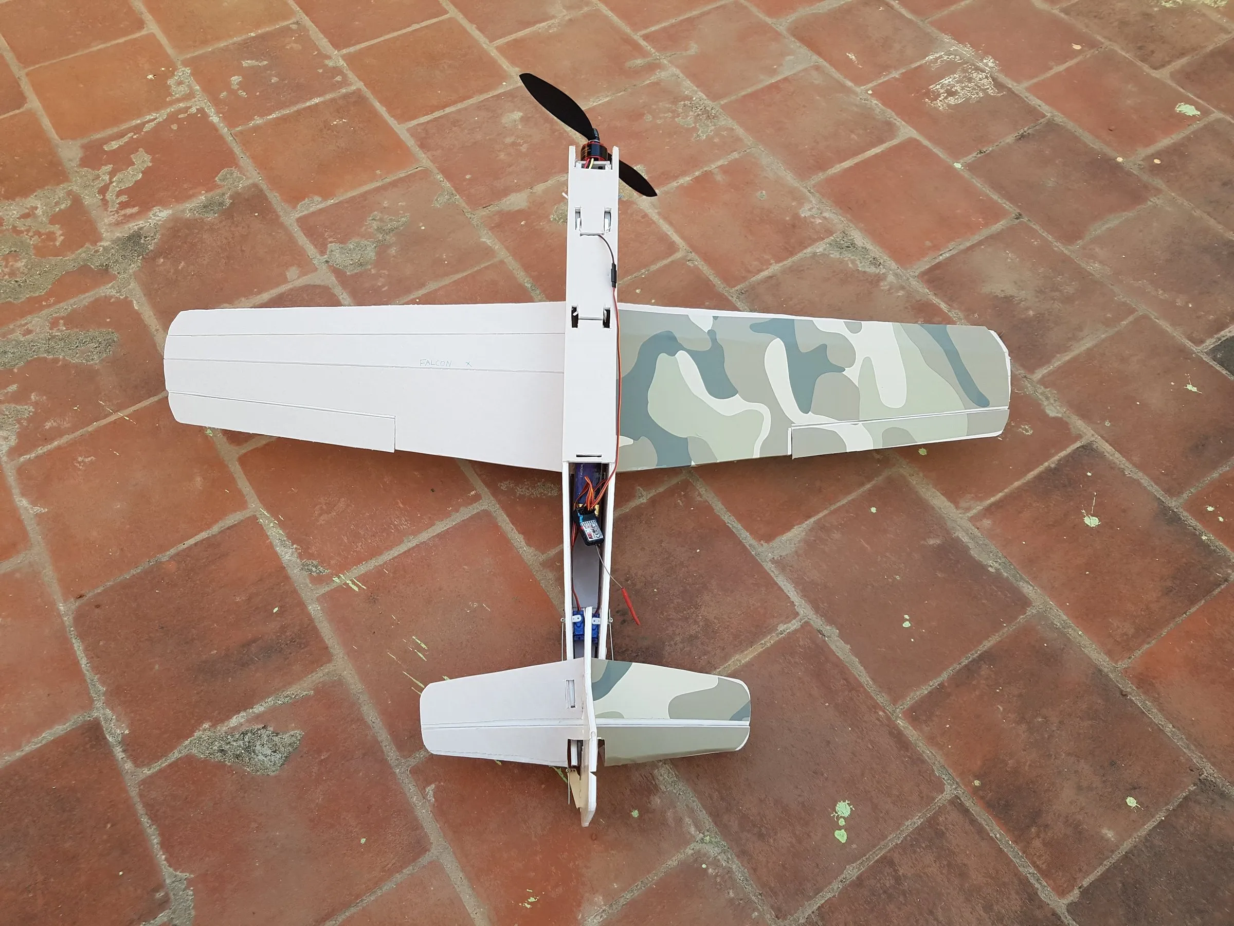 The finished RC plane